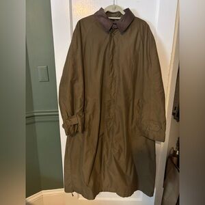 Ralph Lauren Olive Green / Brown Trench Coat